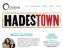 Tablet Screenshot of octopustheatricals.com